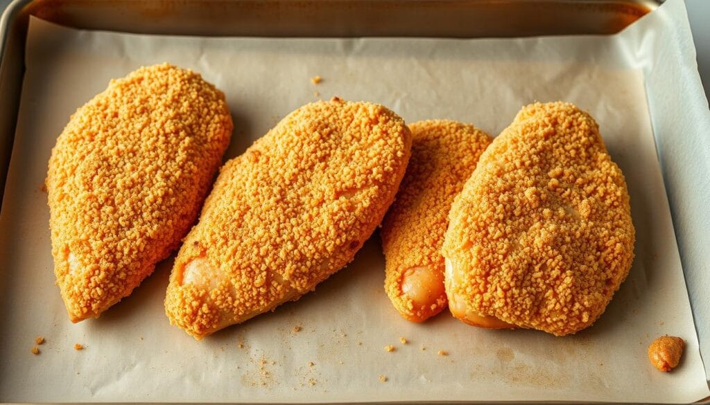 breaded chicken breast in the oven breaded chicken breast in the oven