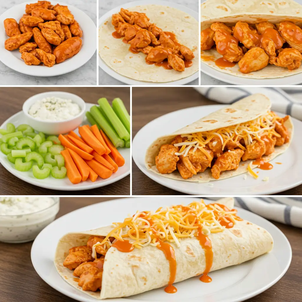 buffalo chicken wrap recipe