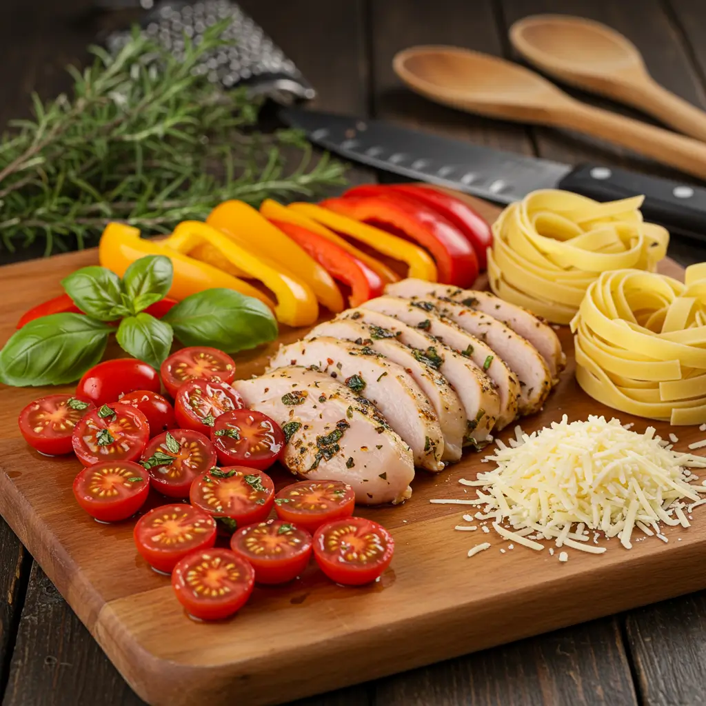 Bruschetta Chicken Pasta