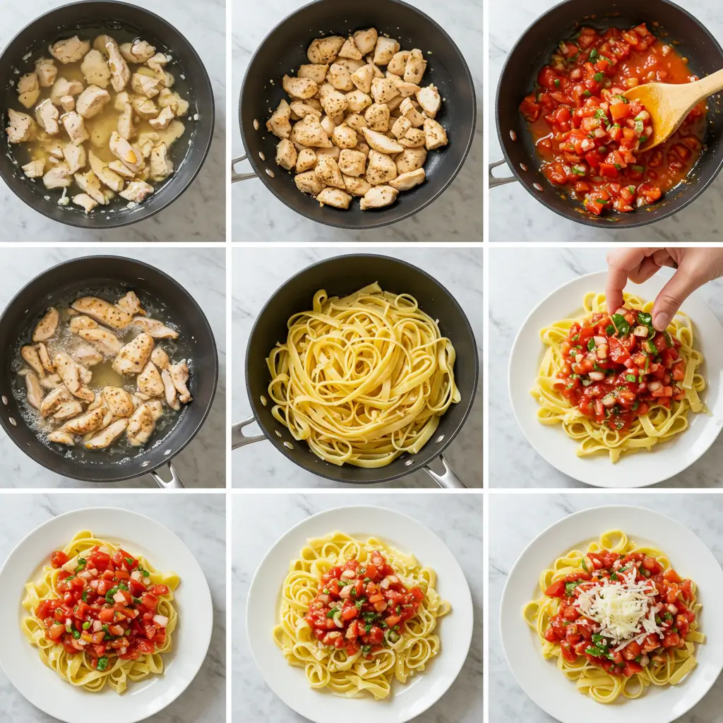 Bruschetta Chicken Pasta
