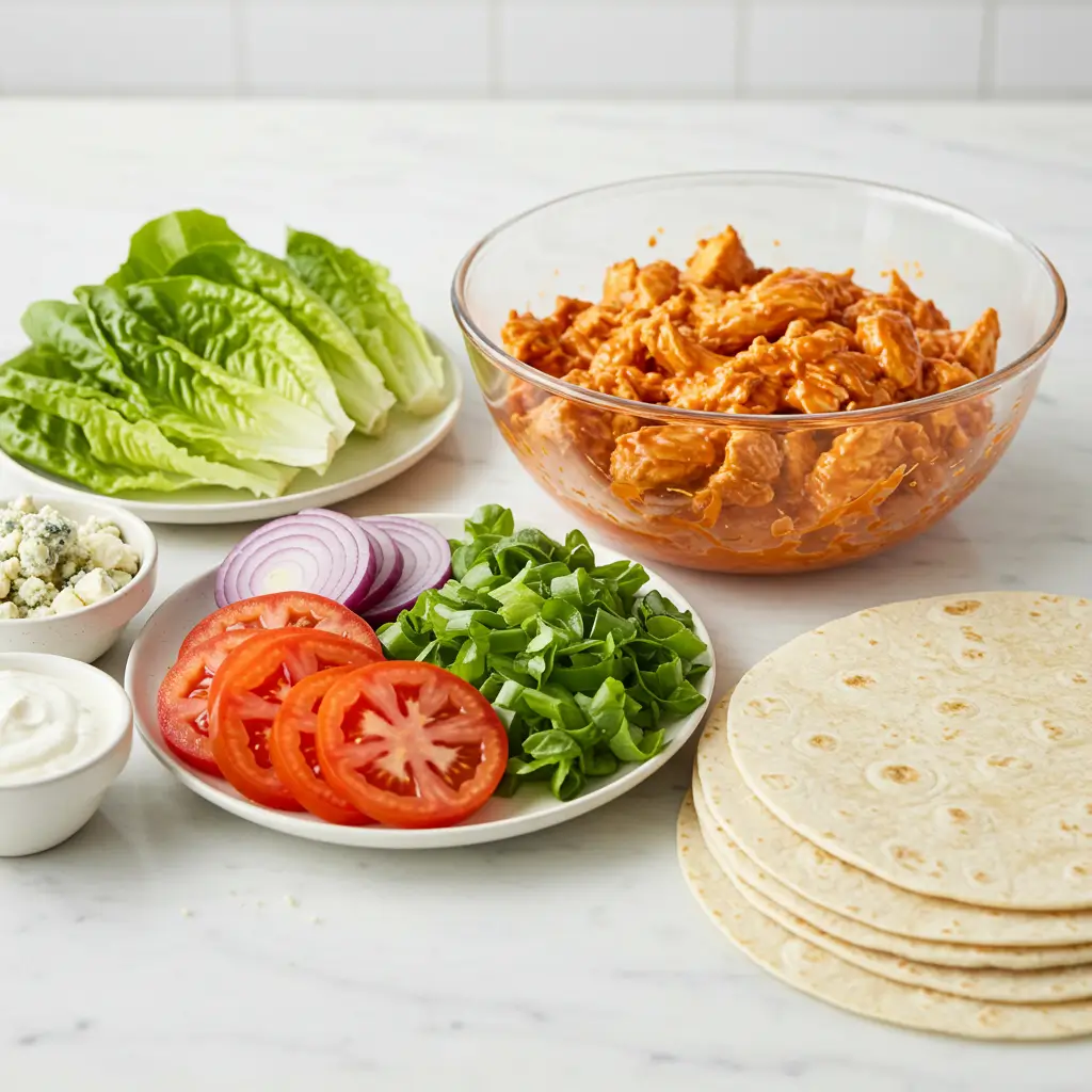 buffalo chicken wrap recipe