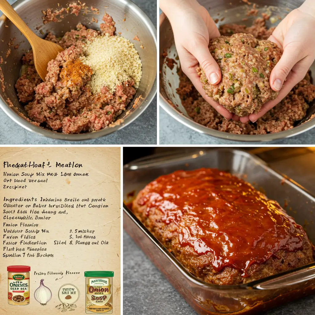 meatloaf recipe with onion soup mix