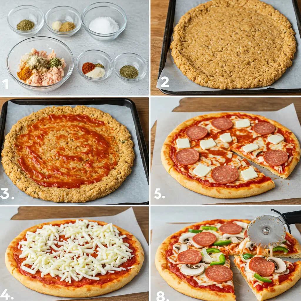 Chicken Crust Pizza Recipe