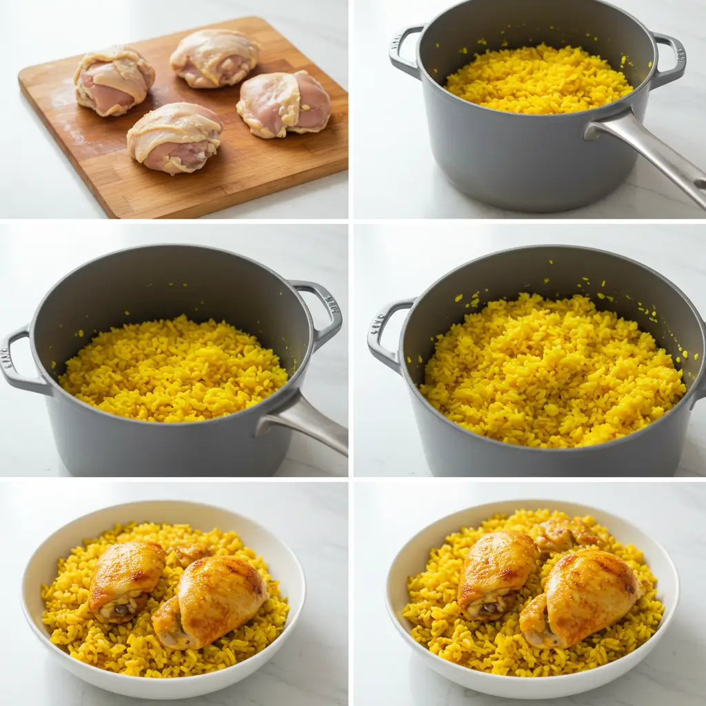 Chicken and Yellow Rice Recipe