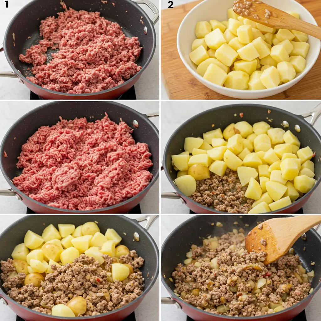 Ground Beef and Potato Recipe